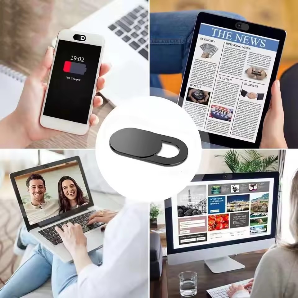 Camera Lens Protector - ウェブカメラカバー ノートパソコンカメラスライダー スマホ覗き見防止 iPad Macbook タブレット