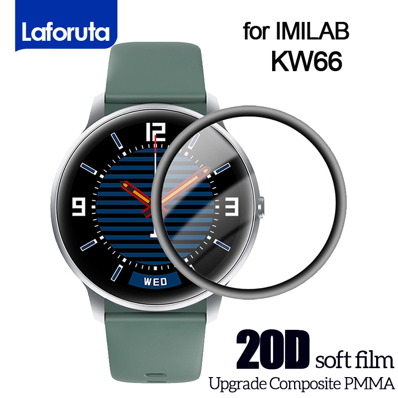 Curved Edge Screen - 20D スクリーンプロテクター IMILAB KW66 スマートウォッチ用湾曲エッジソフト保護フィルム imilab