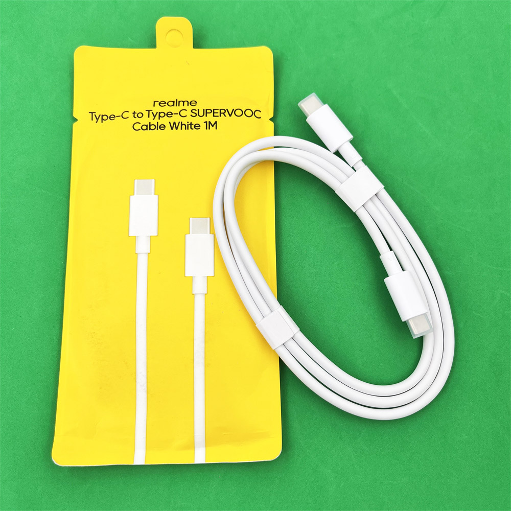 Realme Gt 6 - 10A純正240W 150W超急速充電ケーブル1M USB-C to Type-Cデータコード Realme