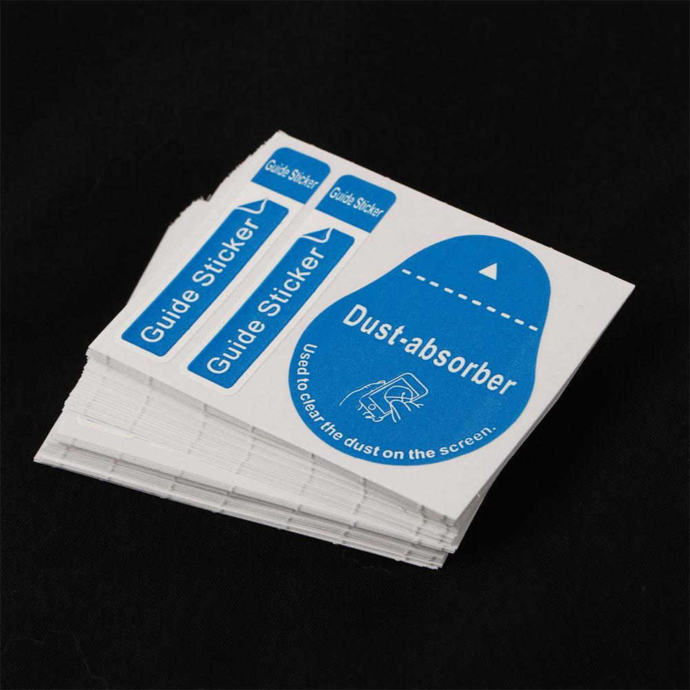 Dust Removal Sticker - レンズ強化ガラスガイドステッカー スクリーンクリーナー スクリーン清掃ツール ダスト除去ステッカー 携帯電話ダスト吸着シート ダストペーパー