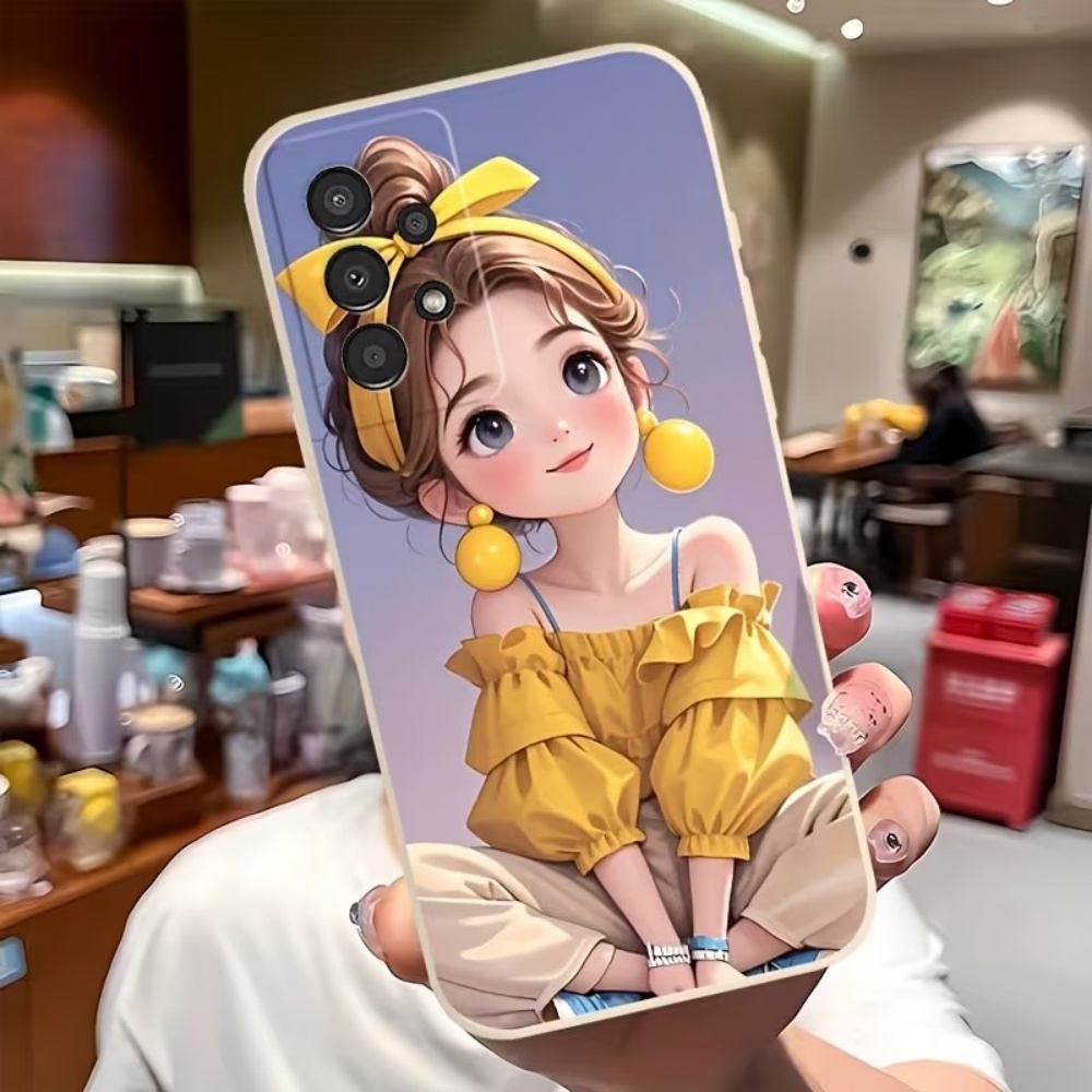 Samsung Galaxy S24 - かわいい漫画の女の子柄デザインのスマホケース、Samsung Galaxy S26 S25 S24 S23