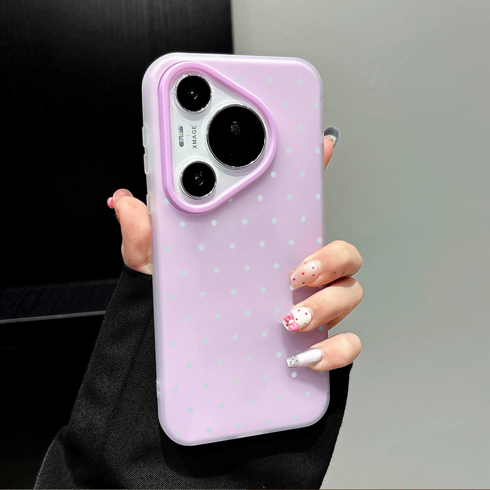 愛らしいライトブルーの水玉模様のスマホケース Xiaomi  - Xiaomi Redmi Note 13 のレビューと価格