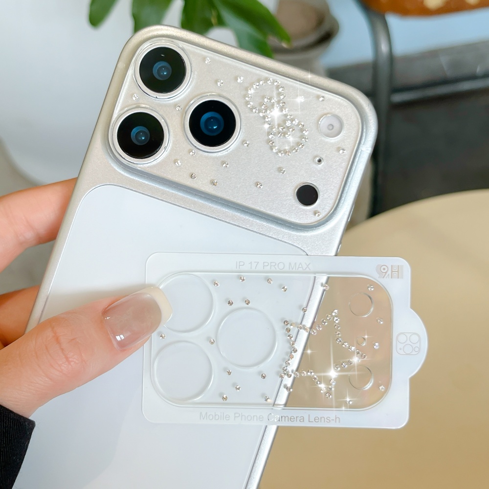 ラグジュアリーダイヤモンド3Dハートガラスカメラプロテクター - Camera Lens Protector のレビューと価格