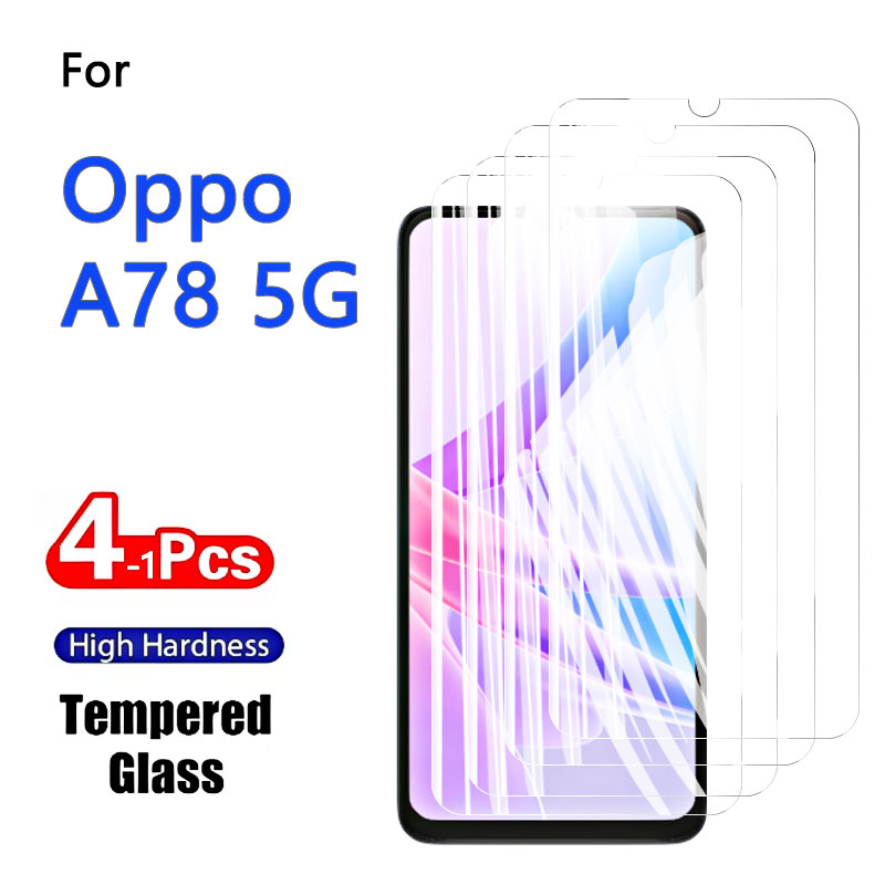 1-4 個スクリーンプロテクター Oppo A78 5 グラ - Oppo A78 のレビューと価格