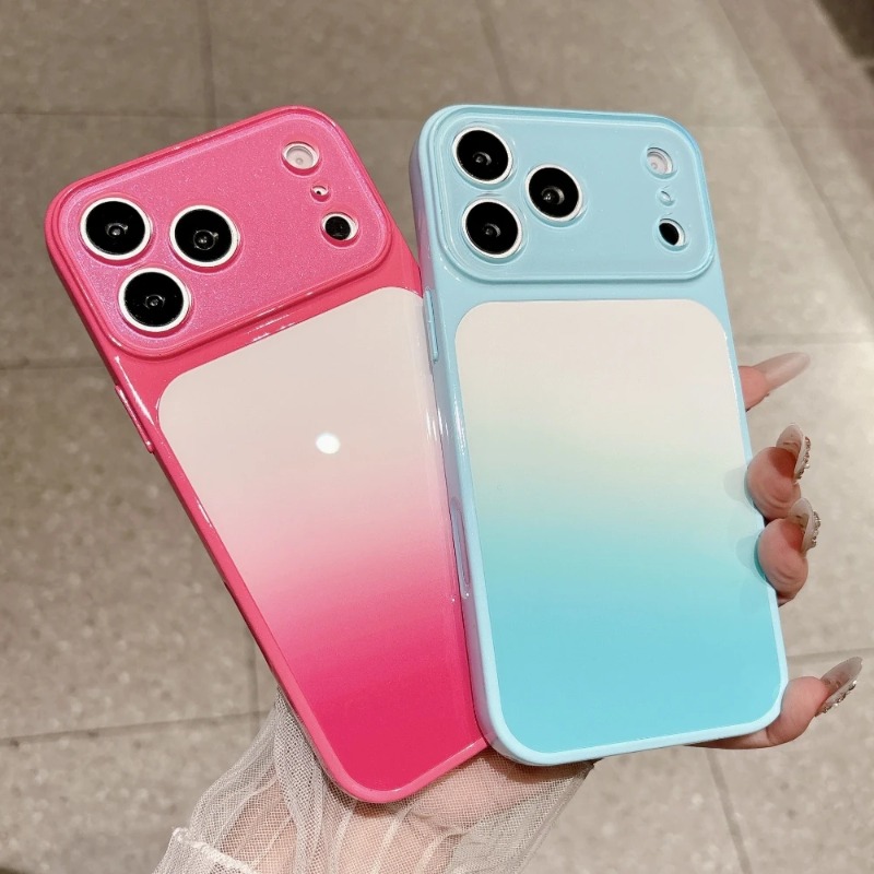 キャンディーカラーグラデーションのiPhoneケース（iPh - Camera Lens Protector のレビューと価格