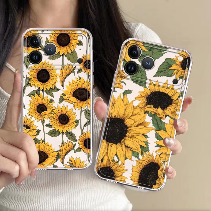 かわいいひまわり柄ケース Apple iPhone 17 P - Apple Iphone 16 のレビューと価格
