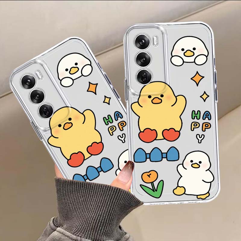 アヒル漫画かわいいアニメアートケース OPPO A11 A1 - Oppo A78 のレビューと価格