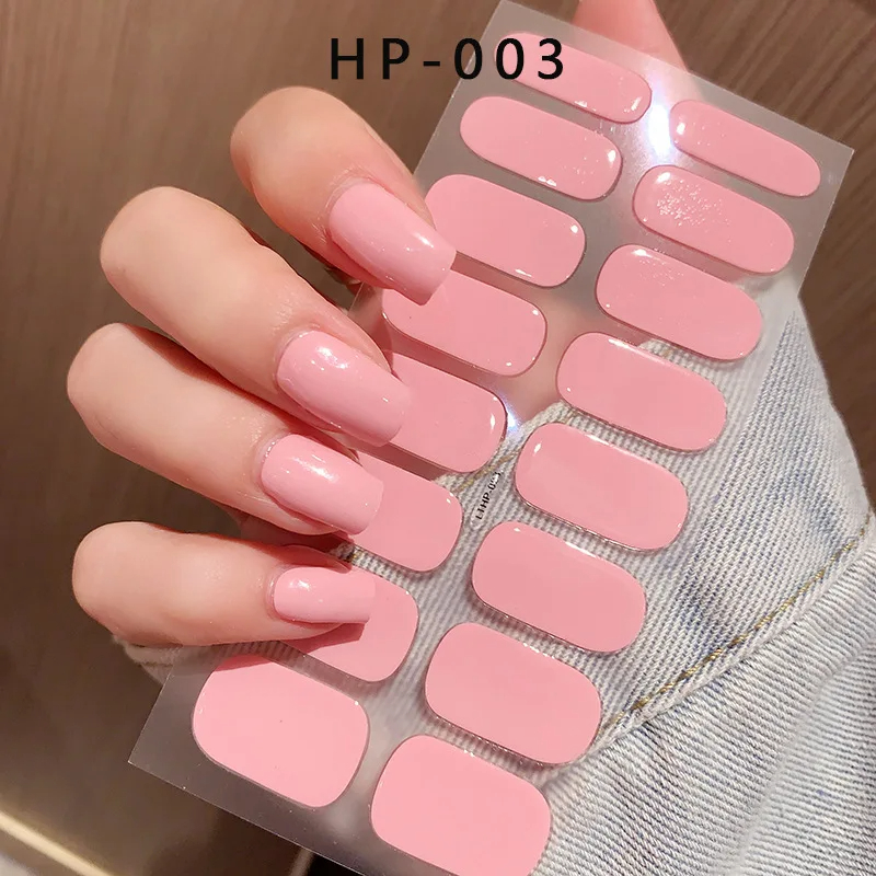16 ヒント UV 半硬化ジェルネイルラップステッカー 5D - Full Cover Adhesive のレビューと価格