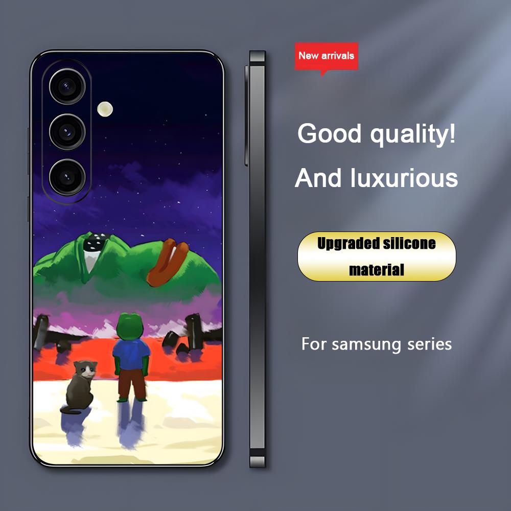悲しいペペのカエルが描かれたクールなスマホケース、Samsu - Samsung Galaxy S24 のレビューと価格