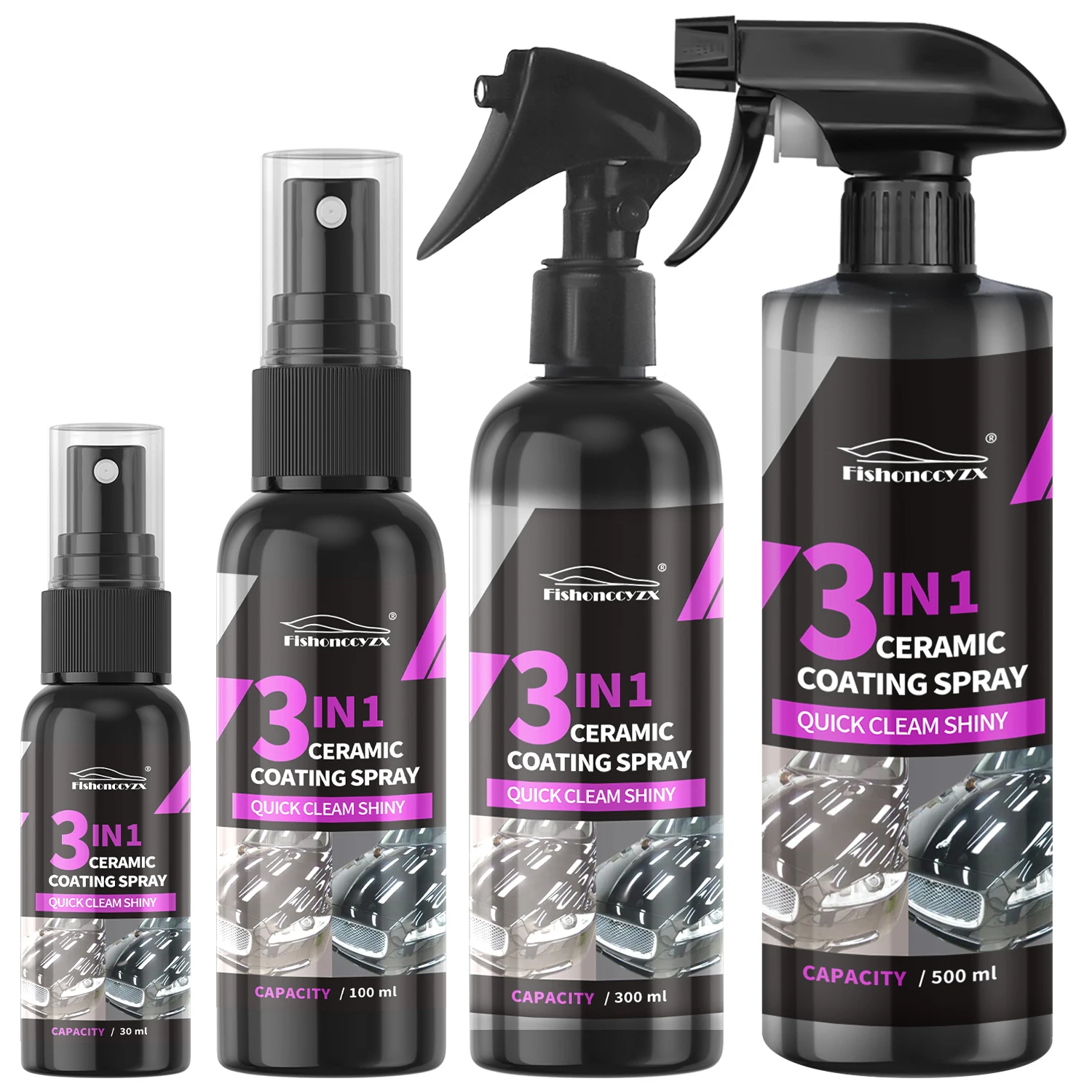 3 in 1 車用セラミック液体コーティングスプレー ナノク - Nano Liquid Coating のレビューと価格