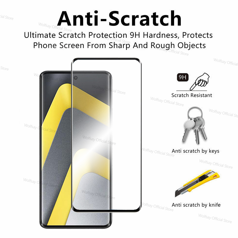 3/2/1個入り Xiaomi Poco M8用3D曲面ガラ - Curved Edge Screen のレビューと価格