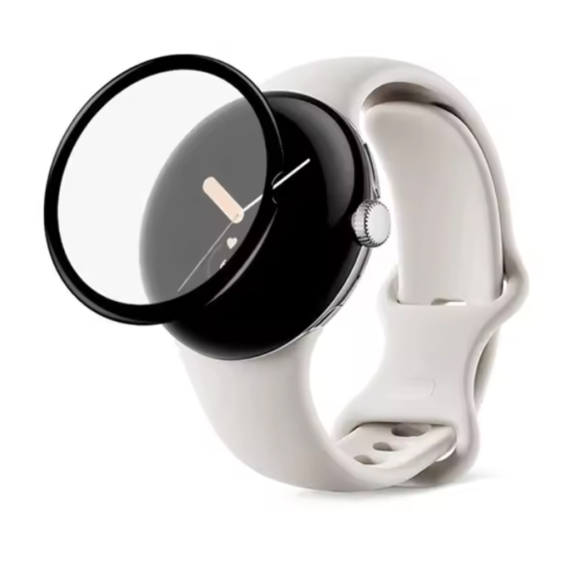 Google Pixel Watch用のソフトエッジ保護フィ - Curved Edge Screen のレビューと価格