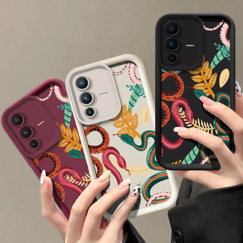 高級感のあるスネークプリントのスマホケース Vivo V70 - Vivo V40 のレビューと価格