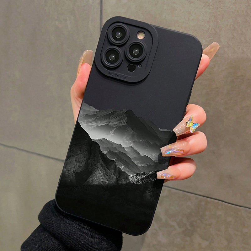 ブラックマウンテン INSデザイン シリコン製スマホケース  - Xiaomi Redmi Note 13 のレビューと価格